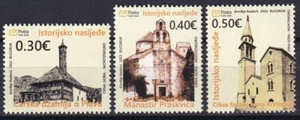 Montenegro 2022 Architecture, Church 3 MNH stamps - Picture 1 of 1