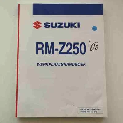 SUZUKI RM-Z250 2008 99011-10H51-01H Motorrad-Handbuch gebraucht manual guide - Bild 1 von 3