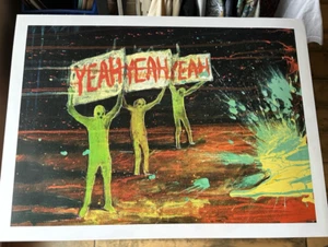 Flaming Lips Wayne Coyne Art At War With Mystics Lithograph LSD Yeah Yeah Yeah! - Picture 1 of 9