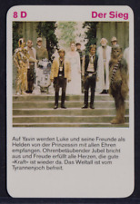 1978 German STAR WARS #8D Cast/Stars Card