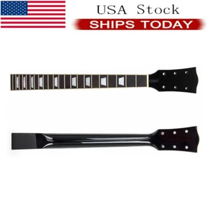 Collo chitarra acero 22 tasti per Les Paul LP SG guscio intarsiato tacco 57 mm con - Foto 1 di 11