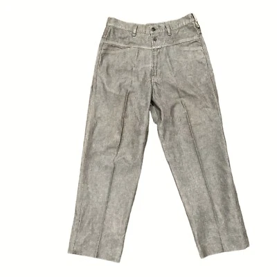 Marithe Francois Girbaud Brown Gray Jeans High Waist Denim Pants 35x29 Vintage - Image 1 of 4