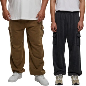 Cargo Sweatpants Pantaloni Tuta Urban Classics Acido Lavato Uomo Jogger Dritto - Picture 1 of 32