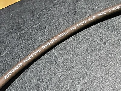 Advanced Digital Cable 310 #10awg RHW-2 USE-2 XLPE Hook-Up Wire 600V Brown /50ft - Image 1 of 4