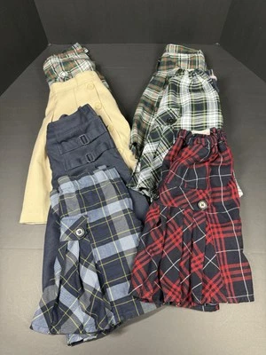Лот из 7 юбок школьной формы, включая Lands End, размер 12 - Изображение 1 из 4