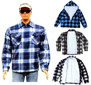 Thermohemd Holzfällerhemd mit Innenfutter Holzfäller Hemd  Jacke Flanell Karo - Bild 1 von 9