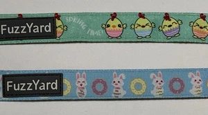 FuzzYard Dog Blue Collar Large Blue Bunny or Green Chicks - Picture 1 of 14