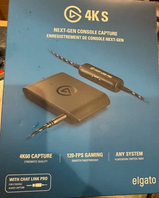 Brand New Elgato 4K S External Capture Card | 4K60 Capture / 120-FPS Passthrough - Image 1 of 3