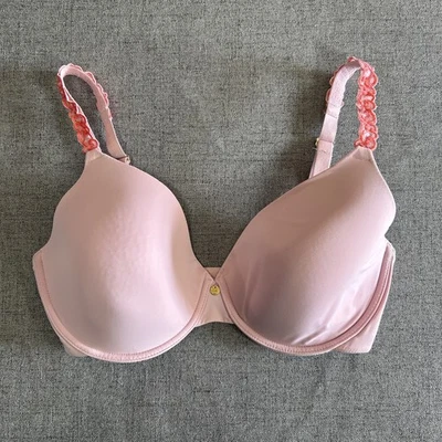 Natori Women’s T Shirt Bra Size 34DDD Blush Lace Straps Underwire 732080 - Image 1 of 4