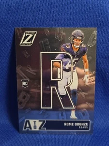 2024 Panini Zenith Football A to Z "R" Rookie Rome Odunze #18 RC Bears - Bild 1 von 2