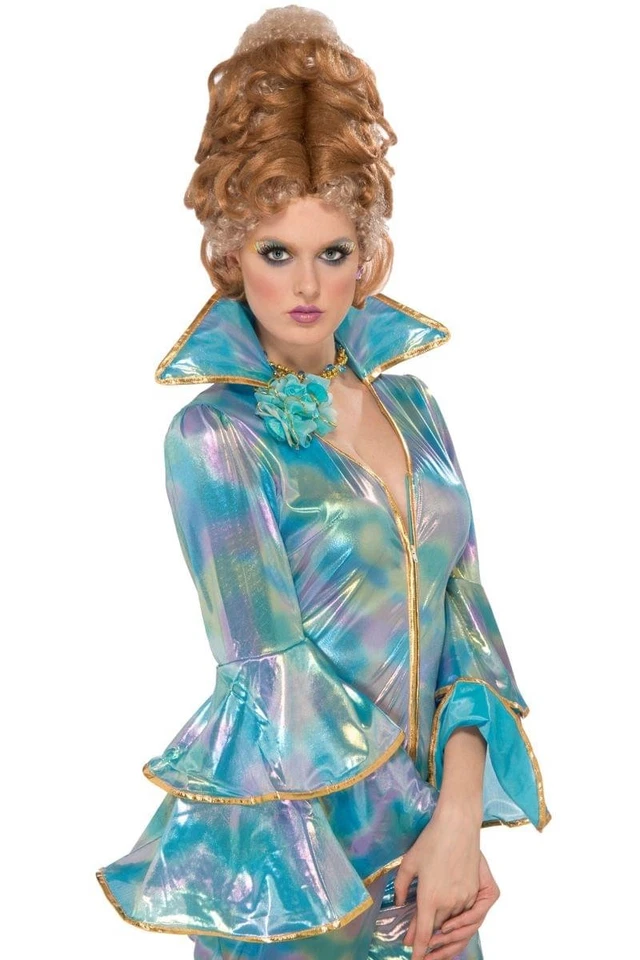 Peluca de disfraz de cortesana de supervivencia castaño rojizo Foto 1 de 1