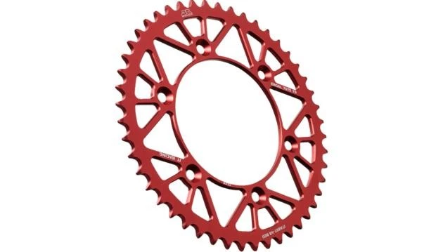 Piñón trasero de aluminio JT RaceLite 520 49T rojo #JTA897.49RED Foto 1 de 1