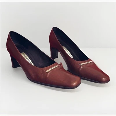 Balenciaga Vintage Leather Pumps – Size 38 – Made in Spain - Boxed - Imagen 1 de 4