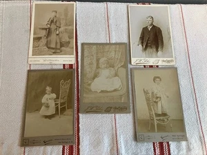 1890's LOT 5 Antique Hot Springs South Dakota Photographs Cabinet PHOTOS Johnson - Picture 1 of 16