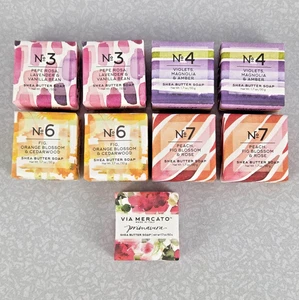 Via Mercato Sheabutter Luxus Seife 1,7 Unzen Menge 9 Hergestellt in Italien 2x2" Riegel - Bild 1 von 14