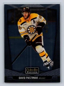 2024-25 O-Pee-Chee #P-DP David Pastrnak OPC Platinum Preview-Boston Bruins - Picture 1 of 2