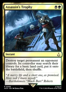 MTG Assassin's Trophy 95 Rare Foil Assassin's Creed - Picture 1 of 1