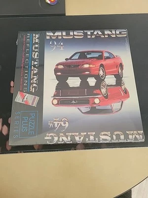 Vtg 1994 Springbok Mustang Reflections Jigsaw Puzzle 500 & Trading Cards Sealed - Image 1 of 2