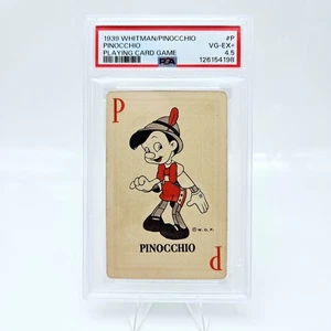 1939 Disney Whitman Pinocchio #P PSA 4.5 Rookie Card Highest Graded  - Picture 1 of 2