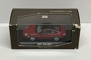 1:43 MINICHAMPS - Porsche 911 Targa (Red) diecast WAP 020 065 10 - Picture 1 of 5