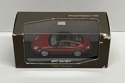 1:43 MINICHAMPS - Porsche 911 Targa (Red) diecast WAP 020 065 10 - Image 1 of 4