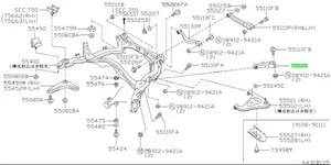 Suspensión trasera derecha superior completa enlace para: Nissan Skyline R33 GTR BCNR33 95-98 - Imagen 1 de 1