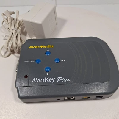 AVerMedia AverKey Plus J4EKOA1 VGA to TV Converter – With Power Cord – Power On - Image 1 of 4