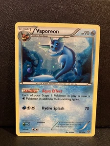 Pokemon TCG Vaporeon 22/98 Cosmo Holo  Ancient Origins - Picture 1 of 2