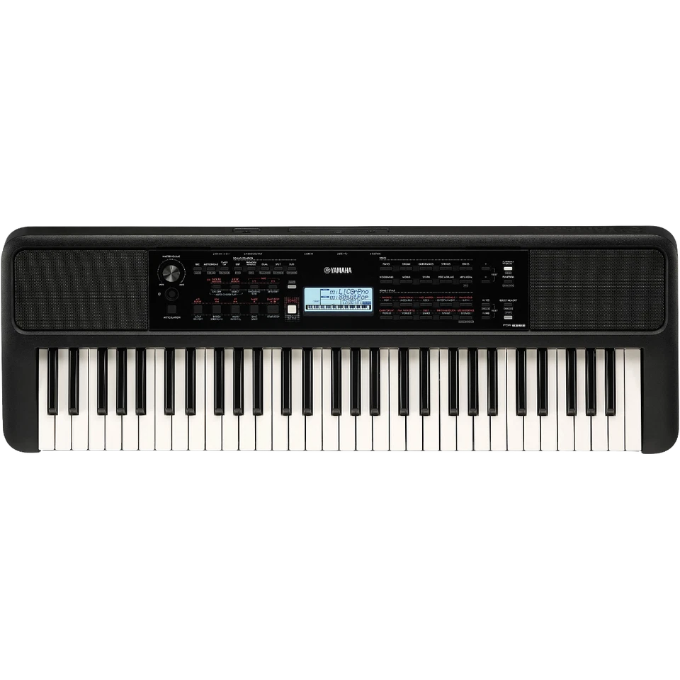 Yamaha PSR-E383 61-key Mid-range Portable Keyboard Power Adapter bundled w/pedal