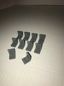 LEGO - ASIENTOS/SILLAS - GRIS AZULADO OSCURO (10 piezas) - ¡Nuevo! - Imagen 1 de 1