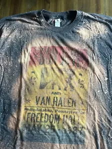 Camiseta gráfica Bon Jovi Van Halen Freedom Hall 1987 banda de rock talla XXL - Imagen 1 de 7