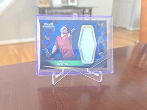 2024 Topps Graphite Tennis Zizou Bergs Event-Used Jersey Blue /50 #GR-ZBS - Picture 1 of 2