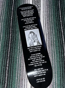 Queen Freddie Mercury Skateboard Deck Dirty Rotten Skateboards 8.0 Skate Deck - Picture 1 of 8