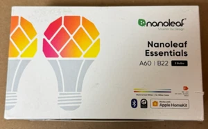 Bombilla inteligente Nanoleaf Essentials rosca incorporada A60 Globo B22 - Paquete de 3 - Imagen 1 de 4