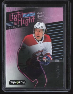 Owen Beck 2023-24 UD Synergy Light Up The Night /699 #LN-OB Montreal Canadiens - Picture 1 of 2