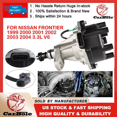 for Nissan Pathfinder 1996 1997 1998 1999 2000 3.3L HNS024 Ignition Distributors - Image 1 of 4