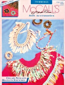 McCall's Creates 14091 Soft Accessories Trimmings Crochet Collars Necklaces More - Picture 1 of 2