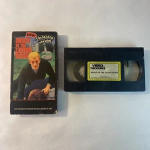 Night of the Living Dead (VHS, 1987) Colorized Version Video Treasures Rare - Picture 1 of 9