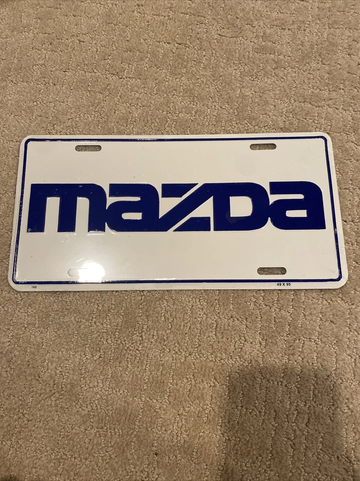 Placa de matrícula de auto para Mazda - logotipo en relieve y piezas originales Mazda Foto 1 de 1