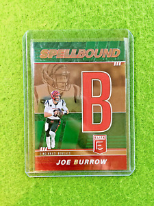 Joe Burrow SPELLBOUND B CARD JERSEY #9 BENGALS 2022 Elite JOE BURROW Spellbound