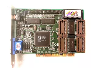 *SALE* EXPERTCOLOR S3 TRIO VIRGE DSV3325 PCI 2MB EXPAND 4MB PCI VGA CARD MXB45 - Picture 1 of 3