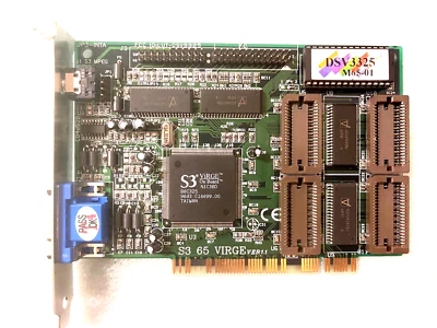 *SALE* EXPERTCOLOR S3 TRIO VIRGE DSV3325 PCI 2MB EXPAND 4MB PCI VGA CARD MXB45 - Image 1 of 3