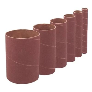 6PCs 90mm Bobbin Sleeve Set 120 Grit Sanding Curves Bends Spindle DIY - Picture 1 of 7