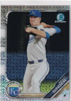 2019 BOWMAN CHROME MOJO REFRACTORS RC BRADY SINGER ROYALS ROOKIE (QTY) S2987 - Image 1 of 2