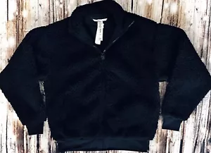 Victoria's Secret || Gemütliche Fleecejacke mit durchgehendem Reißverschluss in schwarz - Gr. XS 🙂 NEU MIT ETIKETT 🙂 - Bild 1 von 9