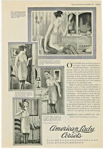 Anuncio impreso de corsés Pretty Ladies 1919 - Imagen 1 de 3