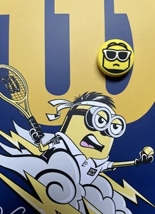 Wilson x minions Official Tennis Racket Shock Absorber - Shades - 1 Unit - Picture 1 of 4