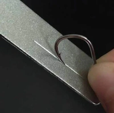 Fishing Hook Sharpener File Tool Sharpening Stone Carp Tackle Coarse Fly UK - Image 1 of 4
