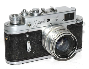Zorki 4 Rangefinder Camera w/50mm f/2 Lens - Picture 1 of 9