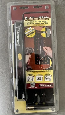 Milescraft 1316 CabinetMate Shelf Pin Drilling Jig Bit Included -NEW, SEALED - Image 1 of 4